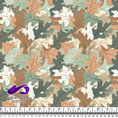 Feuilles de chêne aux couleurs d'automne