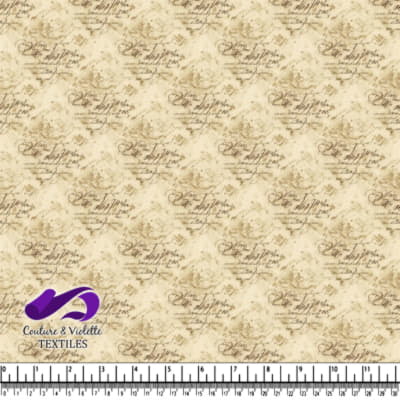 Vintage handwritten script on parchment