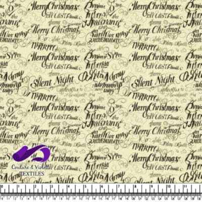 Motif de texte vintage sur le thème de Noël