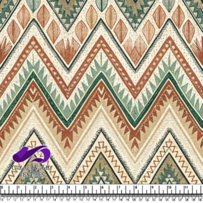 Motif Chevron Tribal du Sud-Ouest