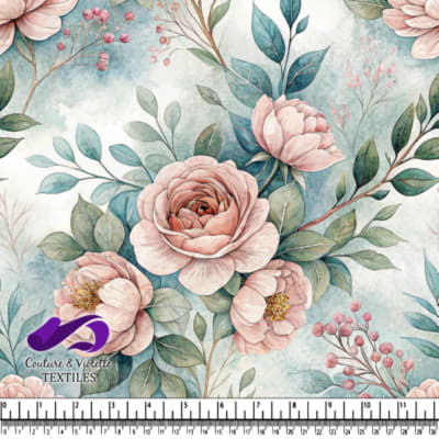 Vintage Floral Rose Pattern