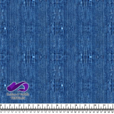 Blue Denim Fabric Texture Background