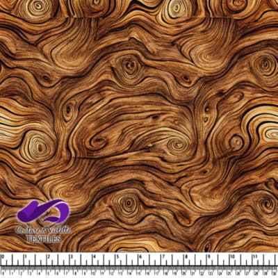 Swirling Wood Grain Pattern Design