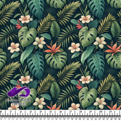 Tropical Jungle Floral Pattern