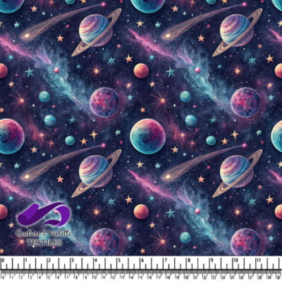 Colorful Cosmic Space Pattern