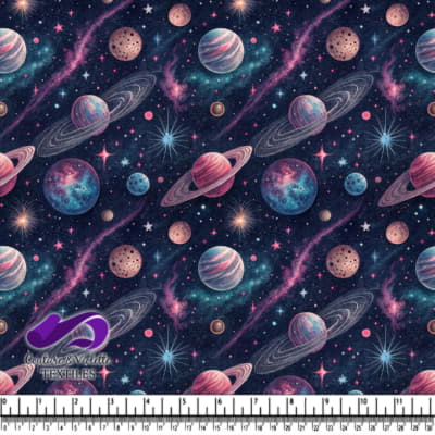 Colorful Cosmic Space Pattern