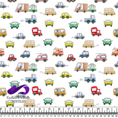 Cute Cartoon Cars Pattern Design