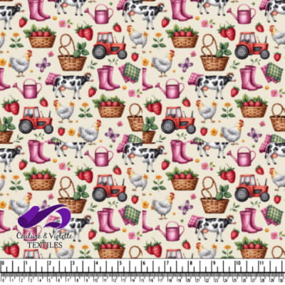 Vie de Ferme et Motifs de Récolte