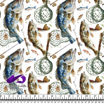 Fishing Day Pattern Design