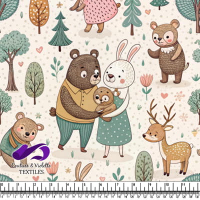 Woodland Animal Family Gathering