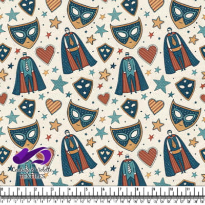 Design de motif Super-héros Rétro