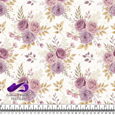Motif de Bouquet Floral Vintage