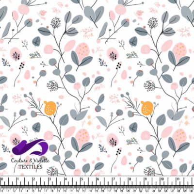 Motif Floral Délicat de Printemps