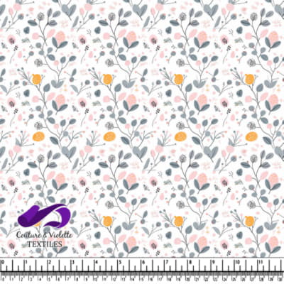 Motif Floral Délicat de Printemps