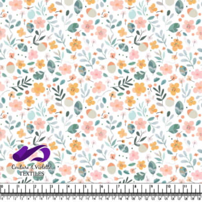 Motif Floral Pastel