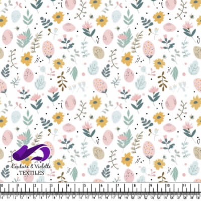 Motif Floral Pastel Délicat