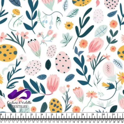 Motif Floral de Printemps
