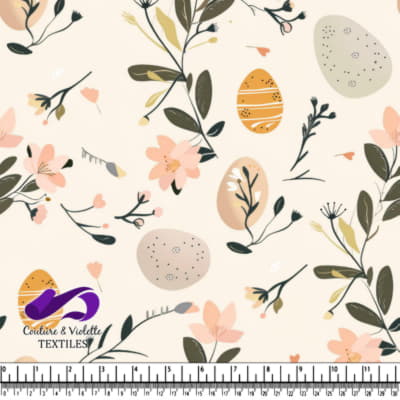 Motif Floral de Pâques Printanier