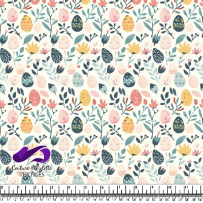 Easter Egg Floral Pattern Design
