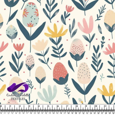 Motif Floral Fantaisiste