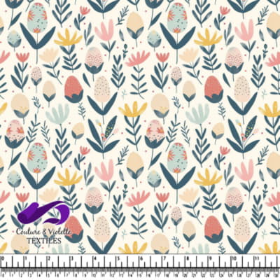 Motif Floral Fantaisiste