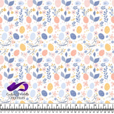 Motif Floral de Printemps pour Pâques
