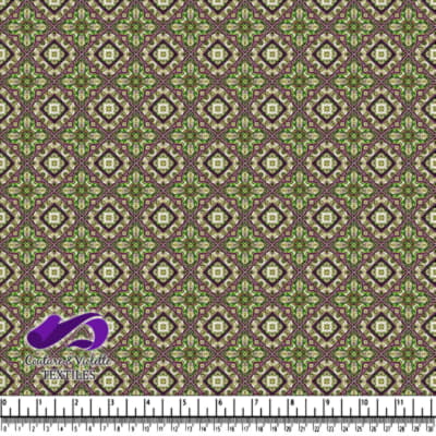 Vintage Floral Geometric Pattern