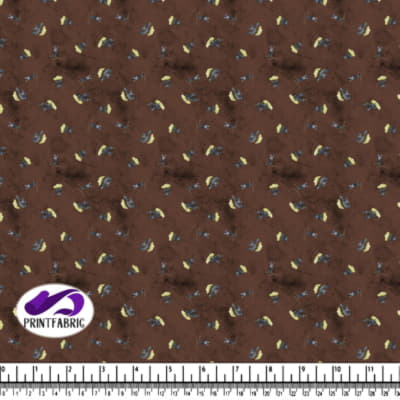 Halloween - Chouette Chauve-souris sur fond downtown brown