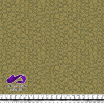 Texture animale - Crocodile en sarcelle foncé et olive