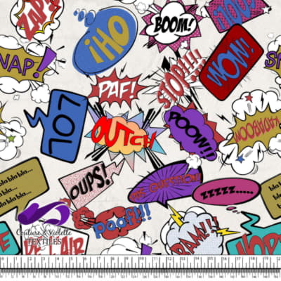 Comic book - Bulles de dialogue LOL sur fond blanc