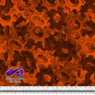 Mécanique - Texture engrenages - Dragon fire