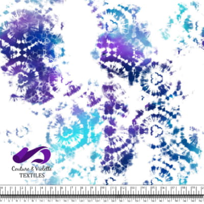 Tie Dye - Violet blanc