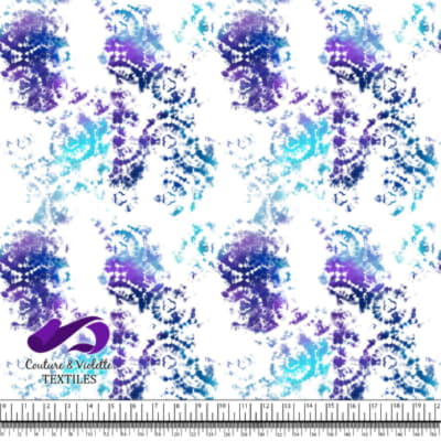 Tie Dye - Violet blanc
