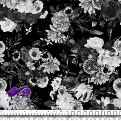 Shadow dream - Flowers - Noir et blanc