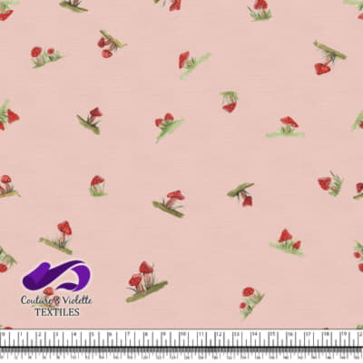 Petits champignons - Charming Cap - Pink cloud