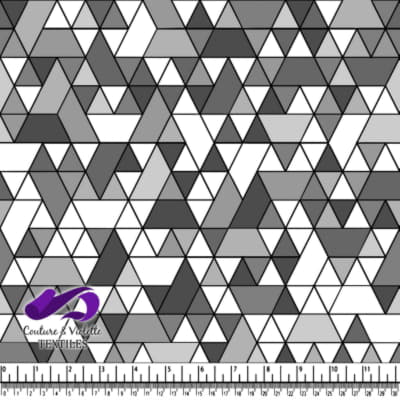 Triangles sport - blanc et noir