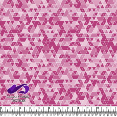 Triangles sport - White and pink