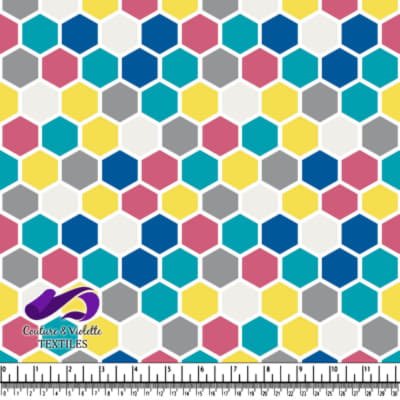 Spring Fling - Colorful hive pattern