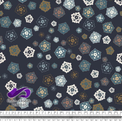 Paisley moderne - Fleurs - OuterSpace