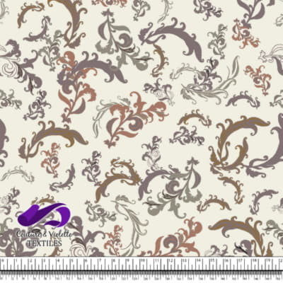 Paisley Moderne - Ornements - Cannoli cream