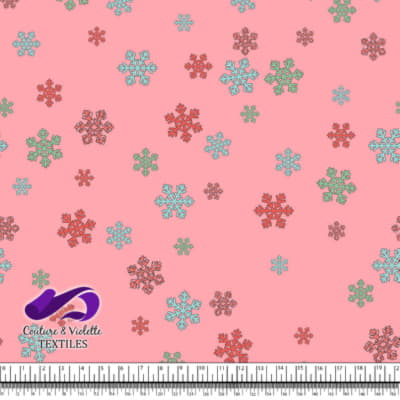 Johnny's XMAS - Snowflakes - Pink