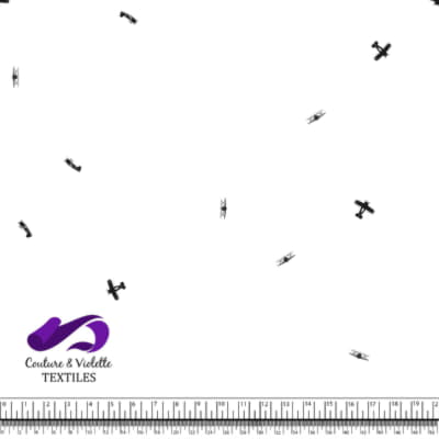 Little aviator - airplanes - white