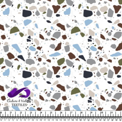 Terrazzo - Chunks London Classic - Blanc