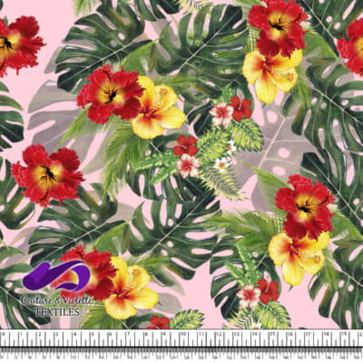 Tropical - Jungle hibiscus - Pink