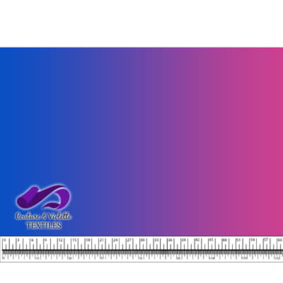 Ombré gradient - Bleu et rose