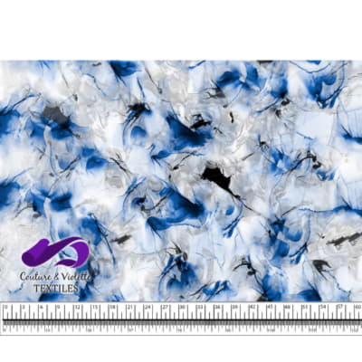 Encre - Blue with black accents