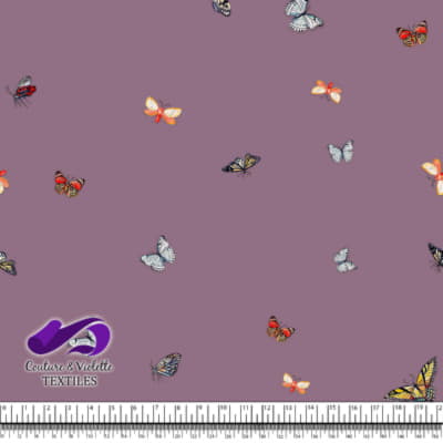 Butterflies - Minimalist - Mauve