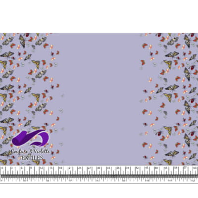 Butterfly - Border - Lilac
