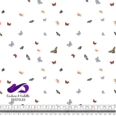 Butterflies - Minimalist - White