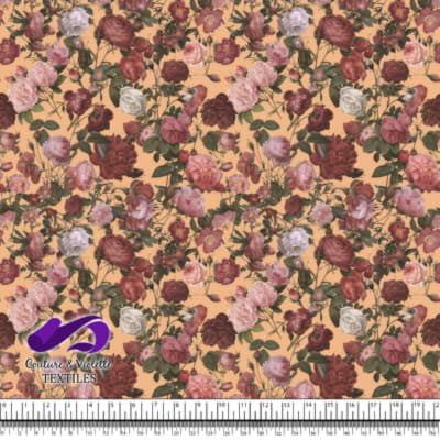 Autumn flowers - Desert mist beige